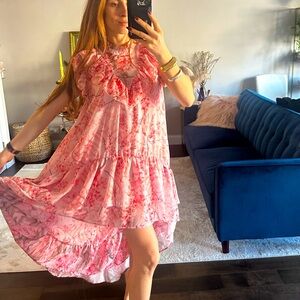 In The Style Lorna Luxe high low floral dress with